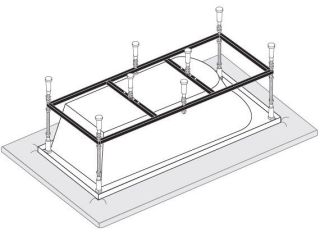 Каркас для ванны VagnerPlast VPK15070 150x70см